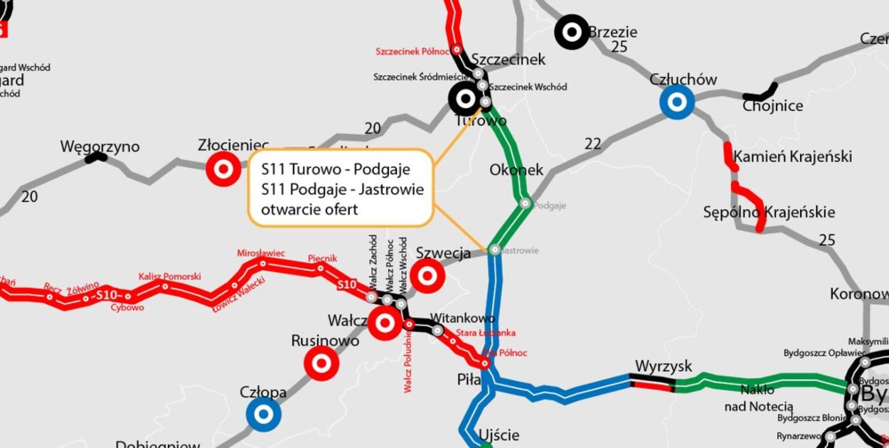 Przełom w sprawie budowy S11: Poznaliśmy oferty na odcinki pod Jastrowiem!